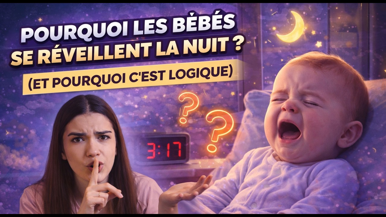 Pourquoi les bébés se réveillent la nuit (et pourquoi c’est logique)