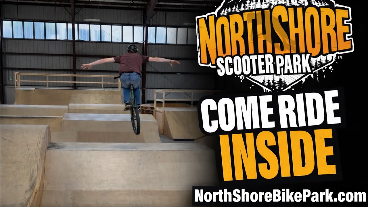 Dank biking/scootering at north shore bike park 