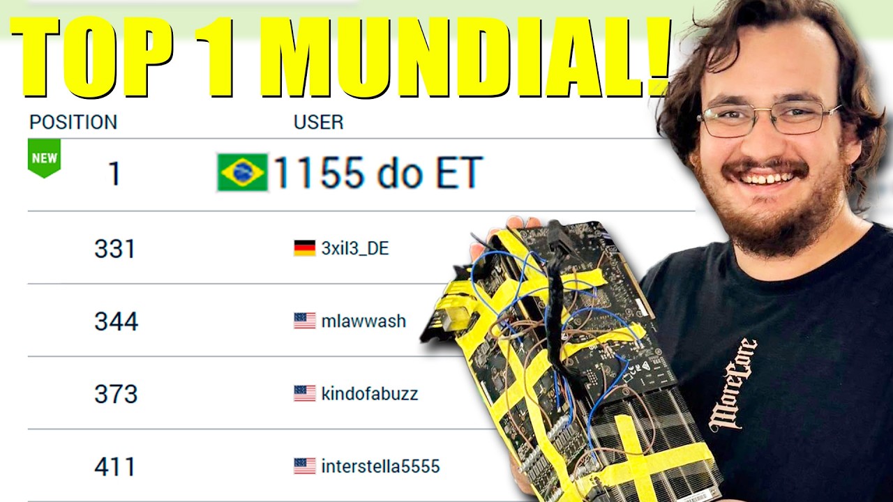 PEGANDO TOP 1 MUNDIAL COM A RTX 5070TI DO BURACO!