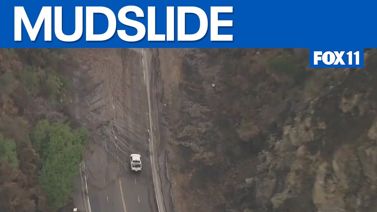 Mudslide hits Pacific Palisades
