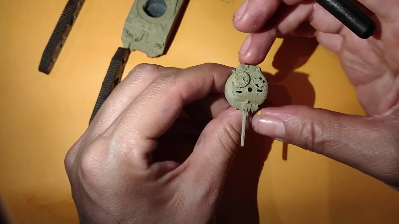 Como imprimir Tanque en 3d M4 Sherman 3D Print   mini tanque a escala impreso con zonestar z6
