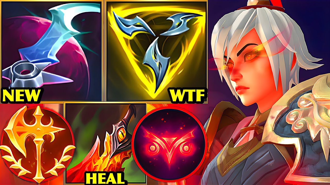 Wild Rift China Riven Top – 15KILL NEW Eclipse × Trinity Force BROKEN ONE COMBO RIVEN Build & Runes