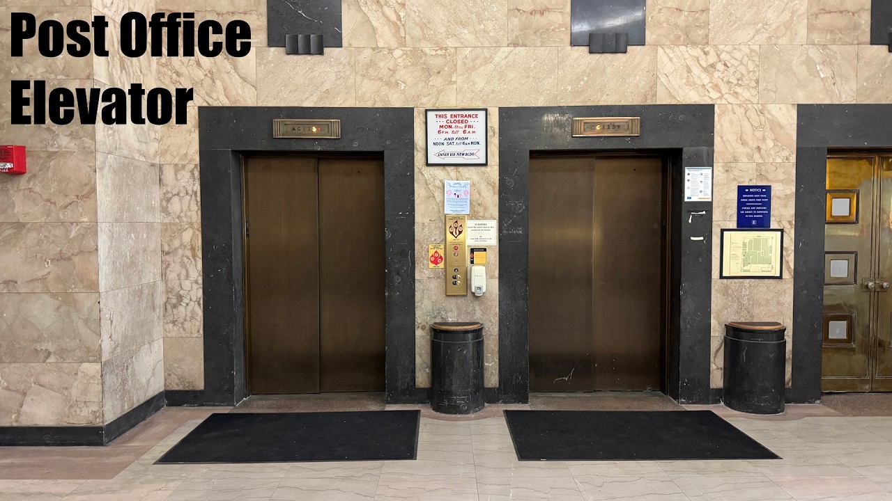 Fast Otis Traction Elevators at the Post Office in St. Louis, MO