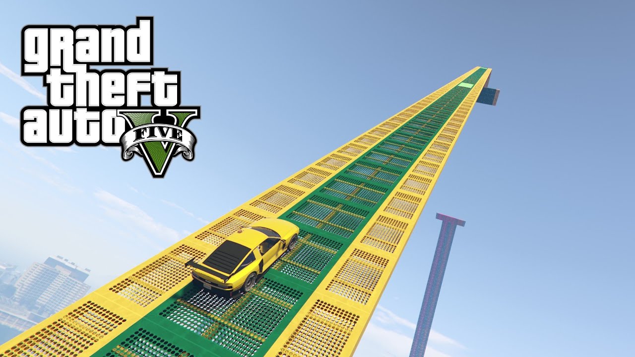 989.87% People Will Cry In This 90° Wallride Parkour Race In GTA 5 Online 