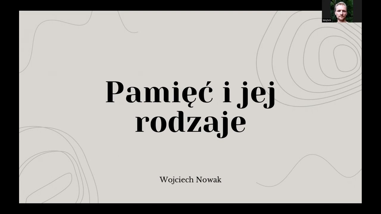 Pamięć - psychologia poznawcza