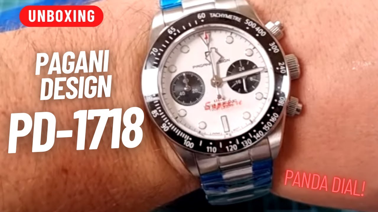 UNBOXING: PAGANI DESIGN PD-1718 SPORTS CHRONO WATCH | AN INTERESTING PANDA DIAL CHRONOGRAPH!