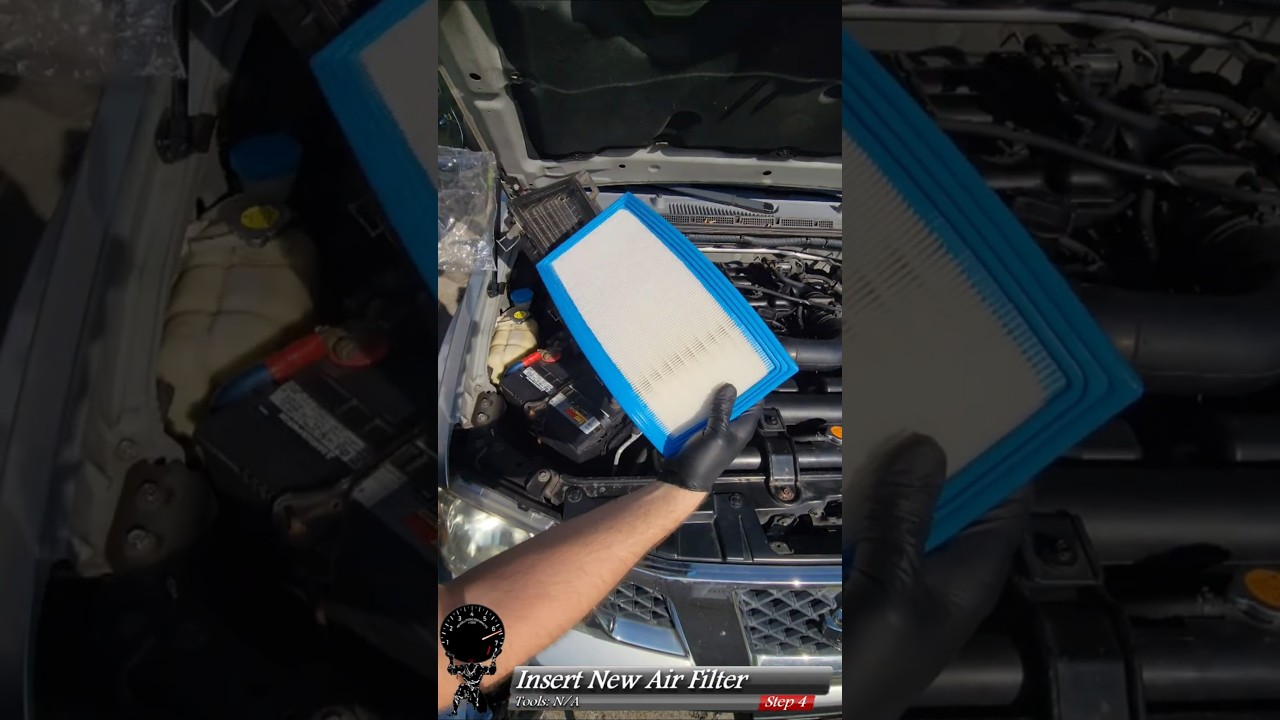 How to Replace (Engine) Air Cleaner Filter for a Nissan Frontier/Xterra