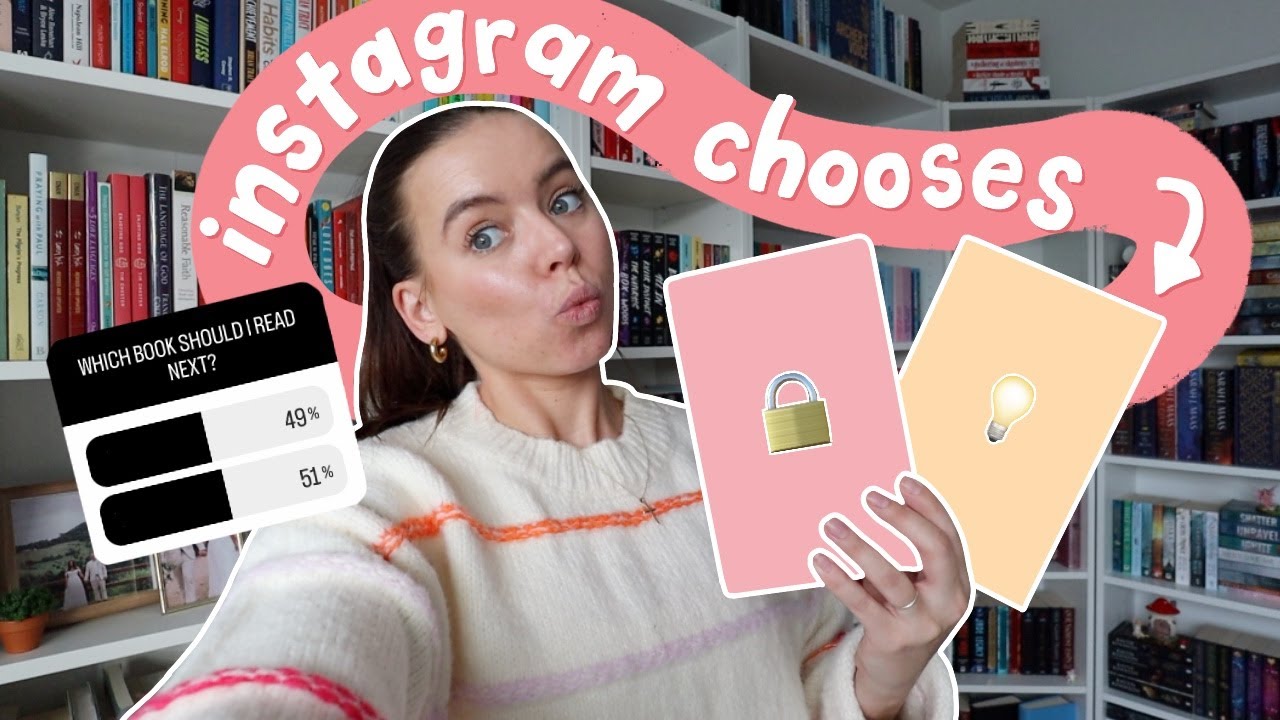 instagram blindly chooses my reads for a week! 📚 *reading vlog*