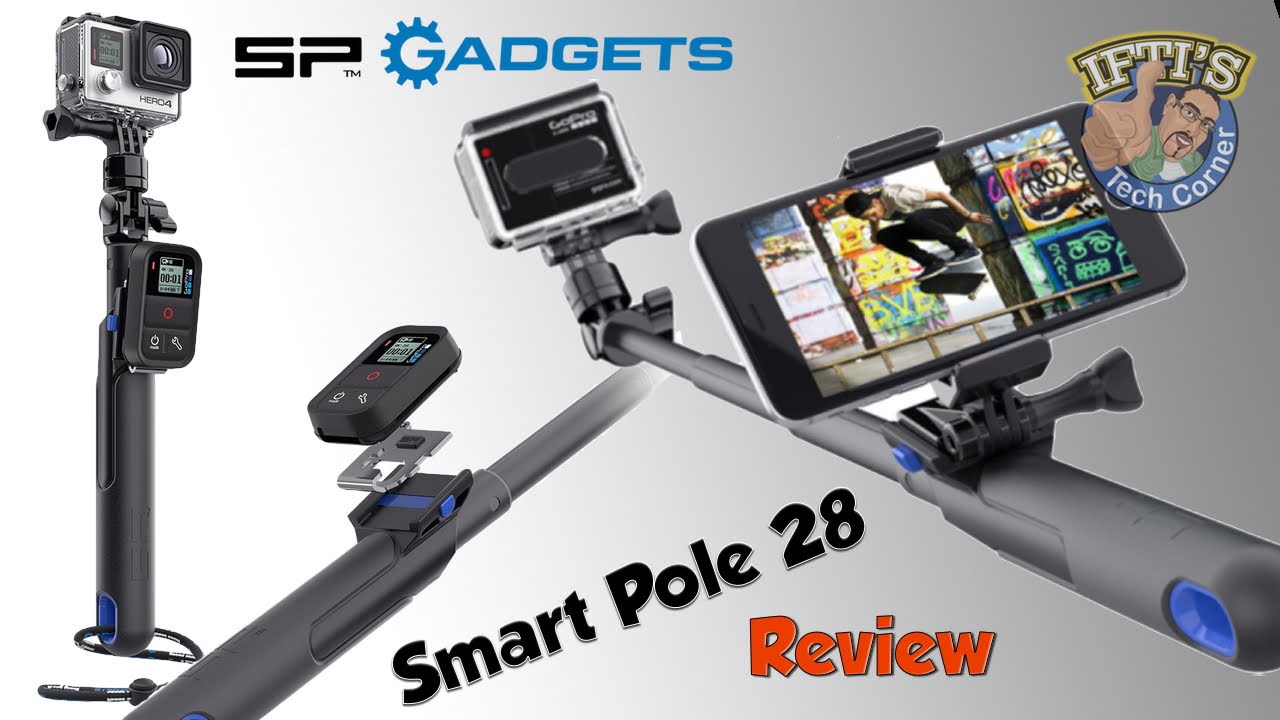 SP Gadgets Remote/Smart Pole 28 for GoPro - Mount your remote or smartphone! REVIEW