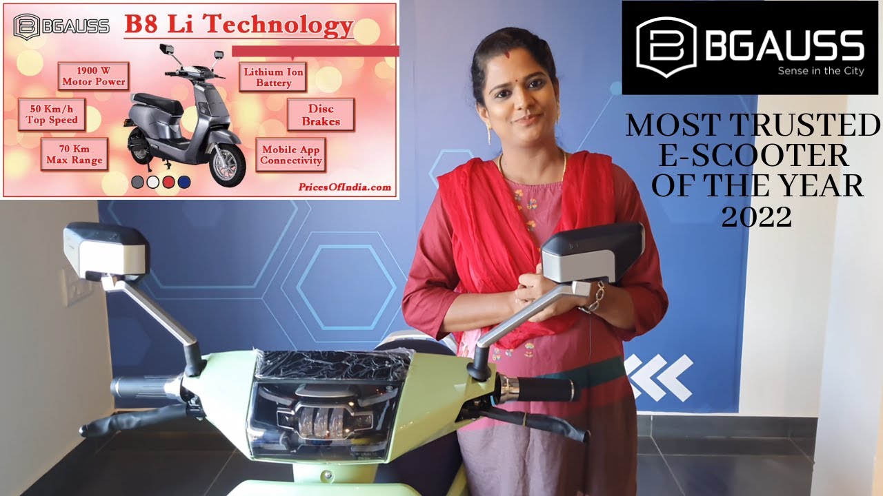 2022 New Bgauss B8-Li Electric scooter Review in Tamil | #sarashorts