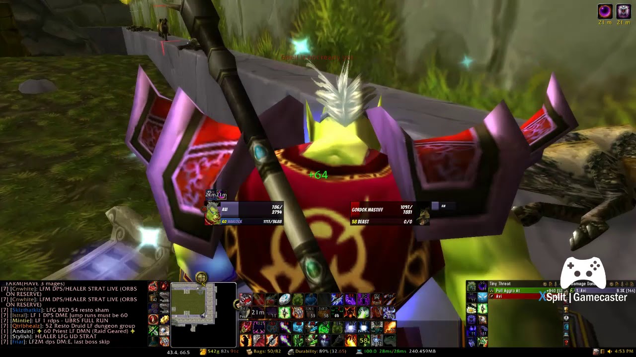 Warlock Solo Dire Maul: North
