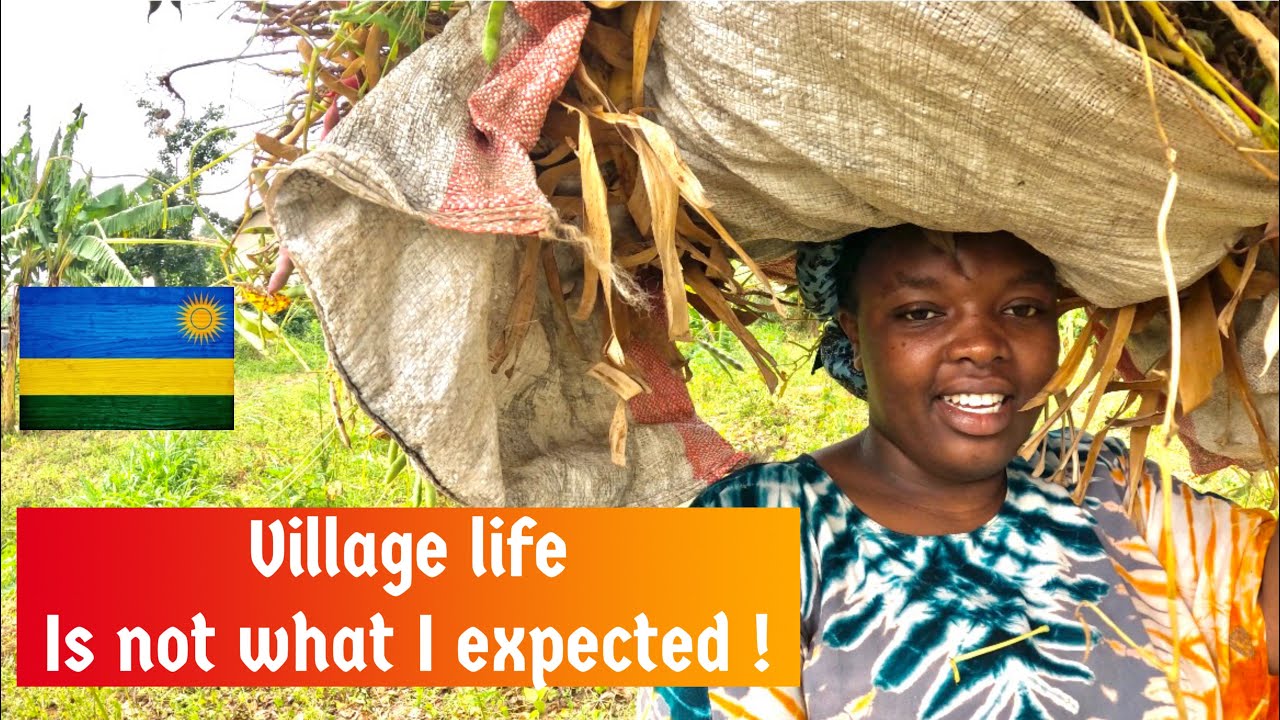 African Village Life |First time experiencing Village chores in Rwanda