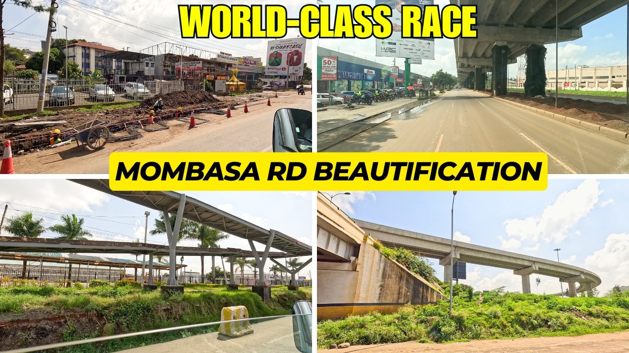 $35M Mombasa Rd Lower Deck Upgrade & Beautification | JKIA - Westlands