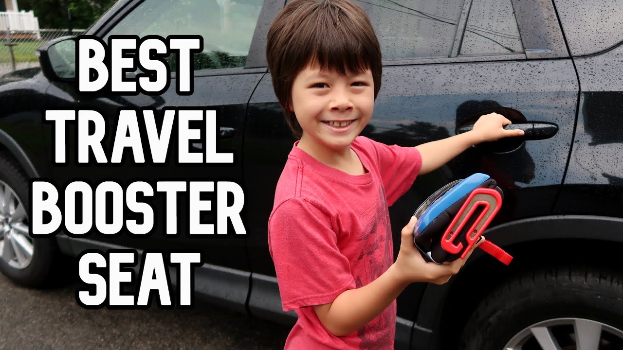 Best Travel Booster Seat!! NEW Mifold Comfort Grab & Go Booster Seat