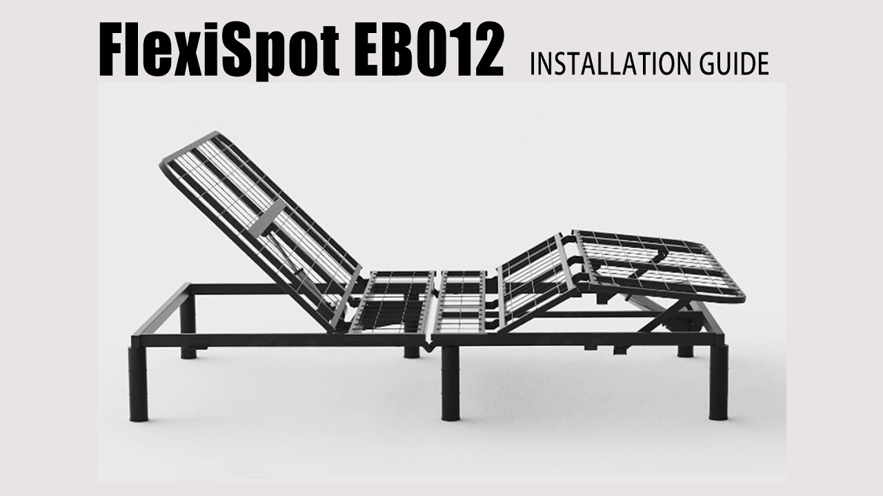 FlexiSpot FlexiHome EB012 Adjustable Bed Base Function and Installation Guide
