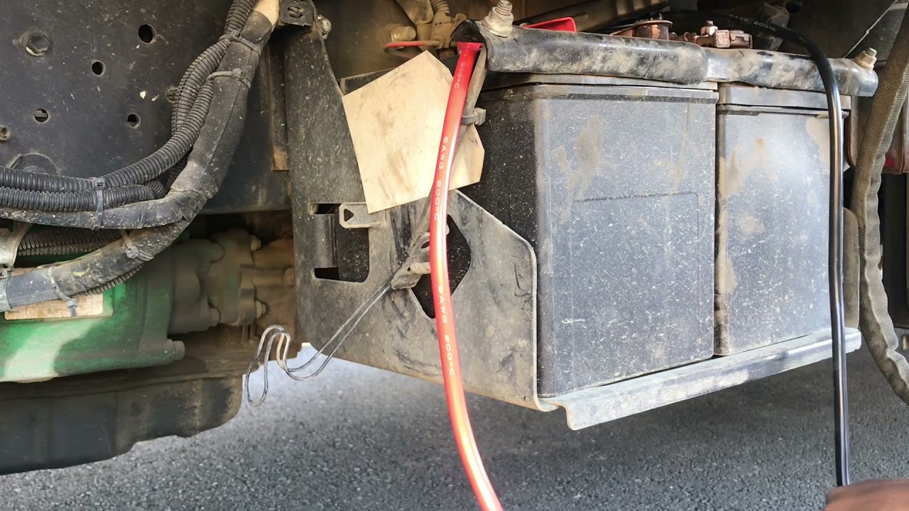 Jump start a 24v truck