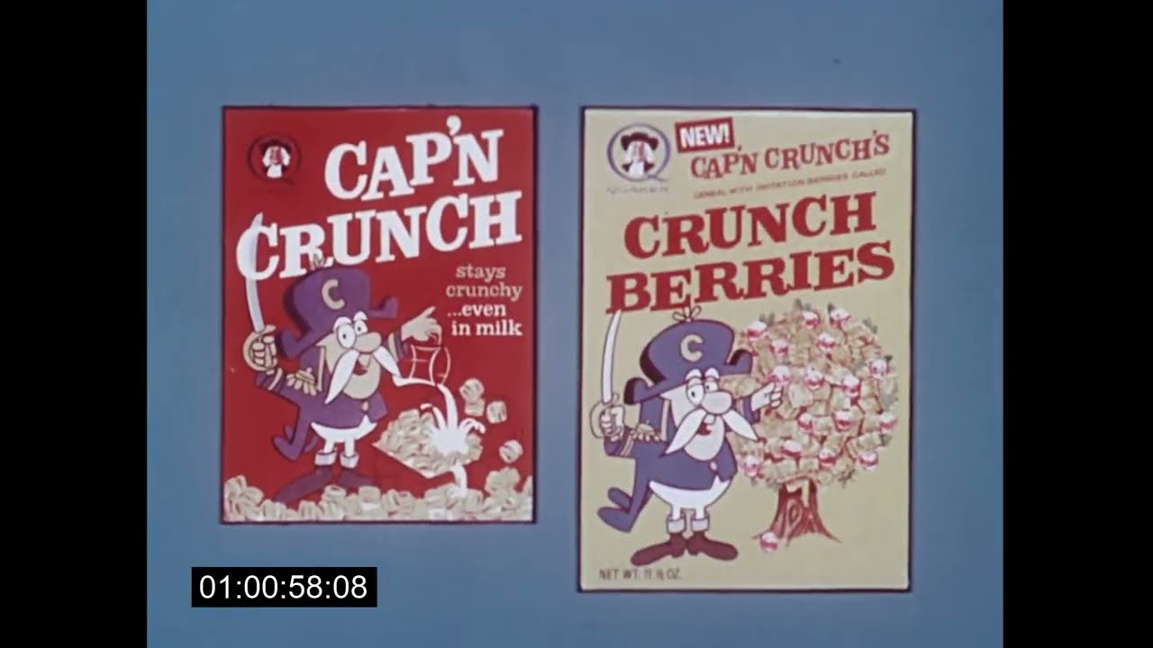 Captain Crunch Crunchberries (Commercial #2) 1968