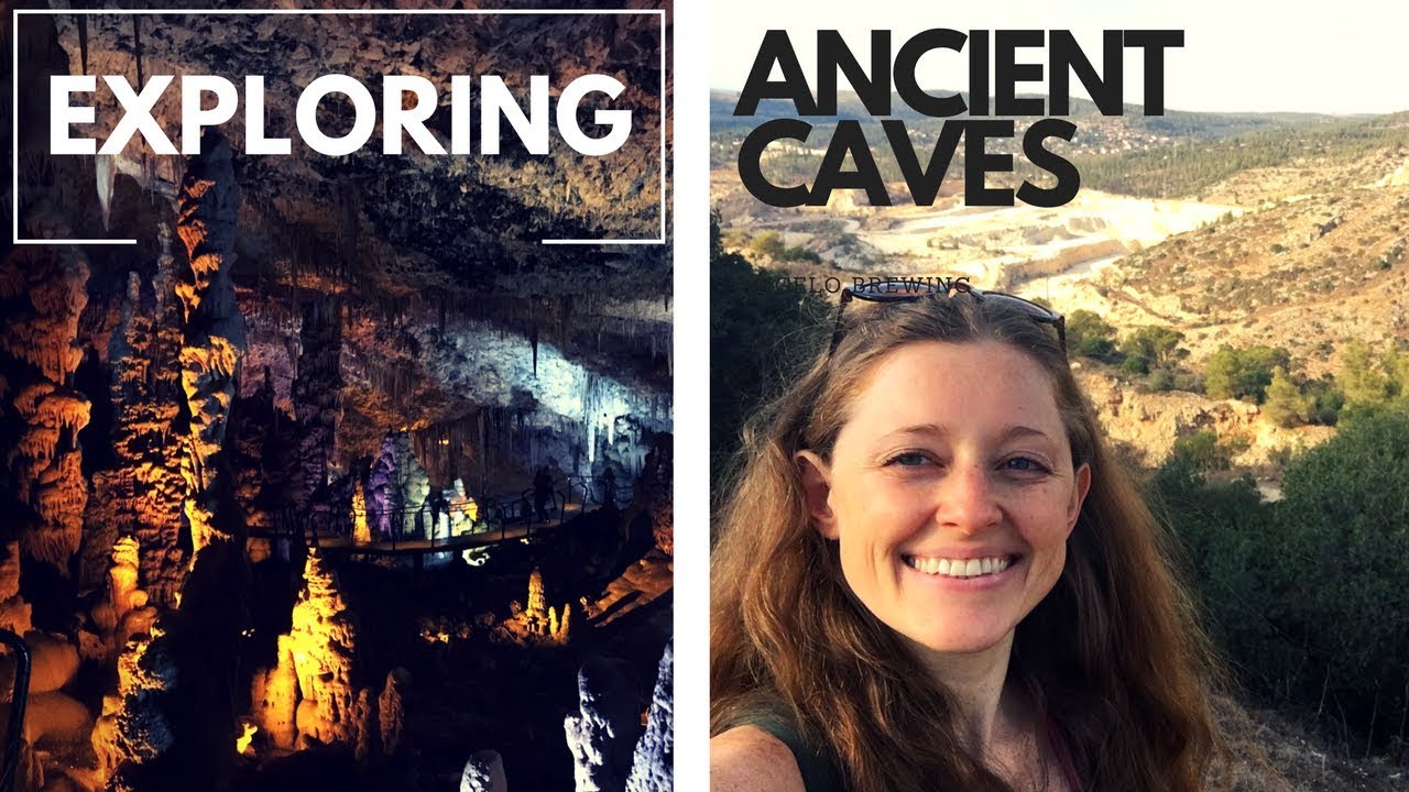 EXPLORING A 300,000 YEAR OLD STALACTITES CAVE | Israel Travel | Avshalom Cave | Asya Galinsky