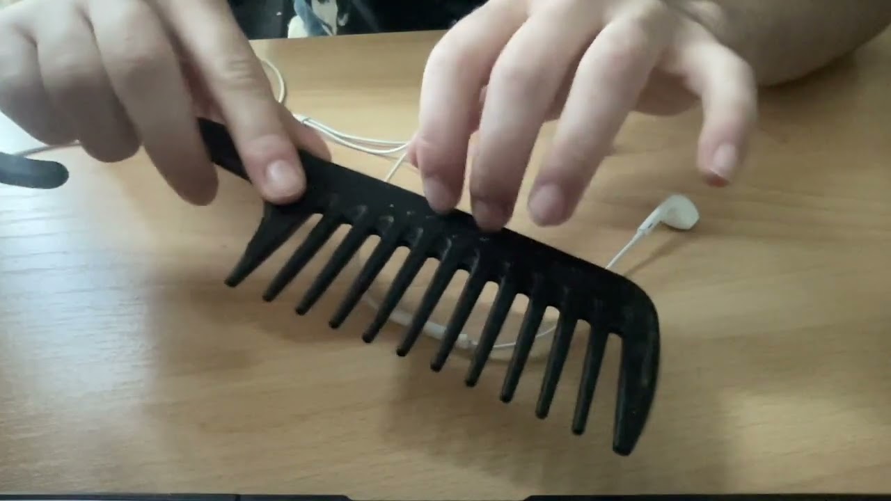 ASMR gentle tapping scratching, calm whispering