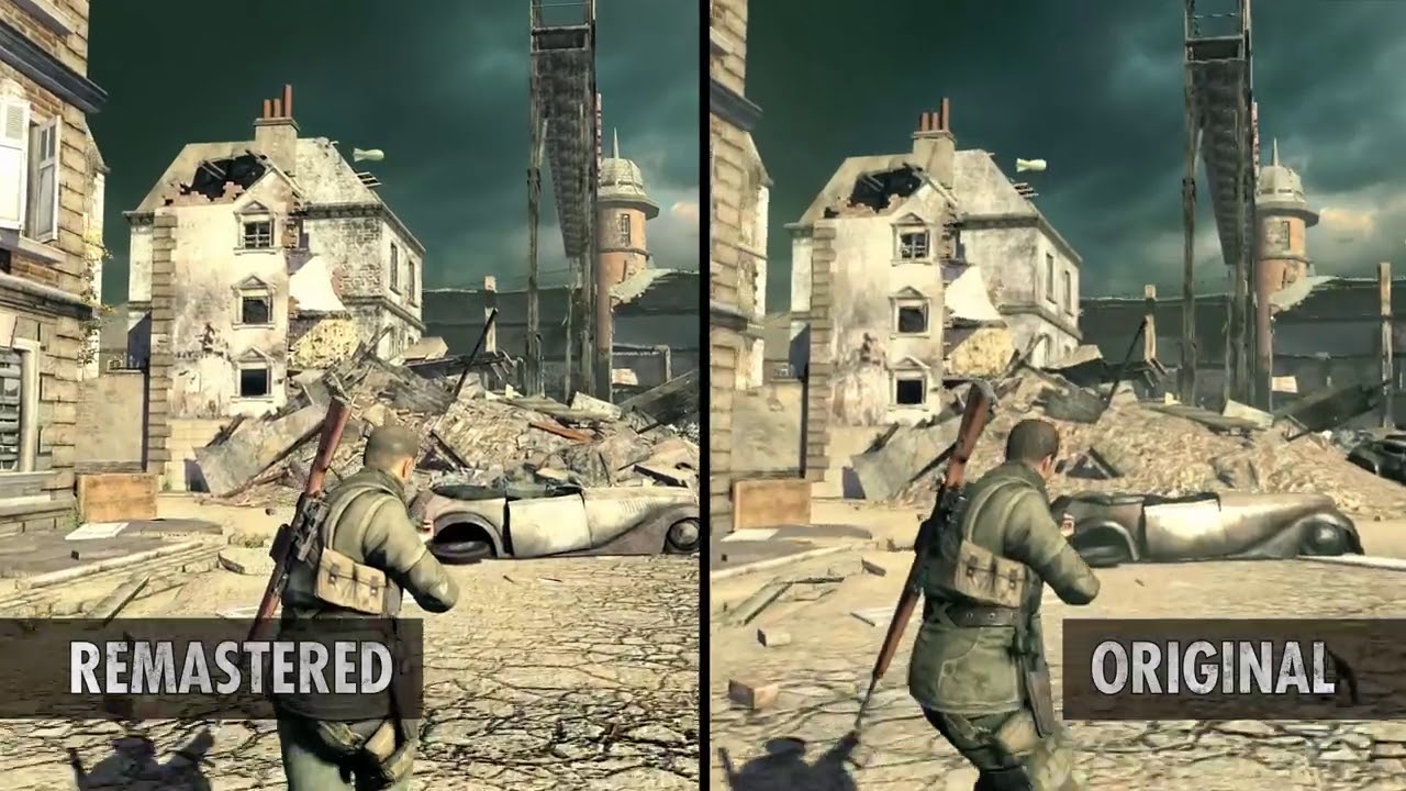 Sniper Elite V2 Remastered - Graphics Comparison [PS4]