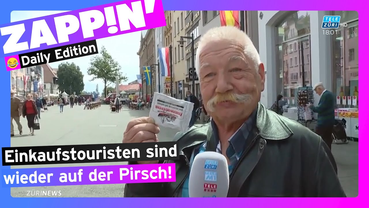 Die Einkaufstouristen sind wieder auf der Pirsch &ndash; Zappin'