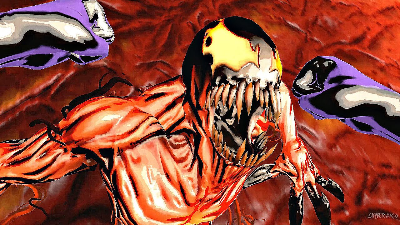 Spider-Man vs. Carnage Boss Fight Scene (Spider-Man Shattered Dimensions)