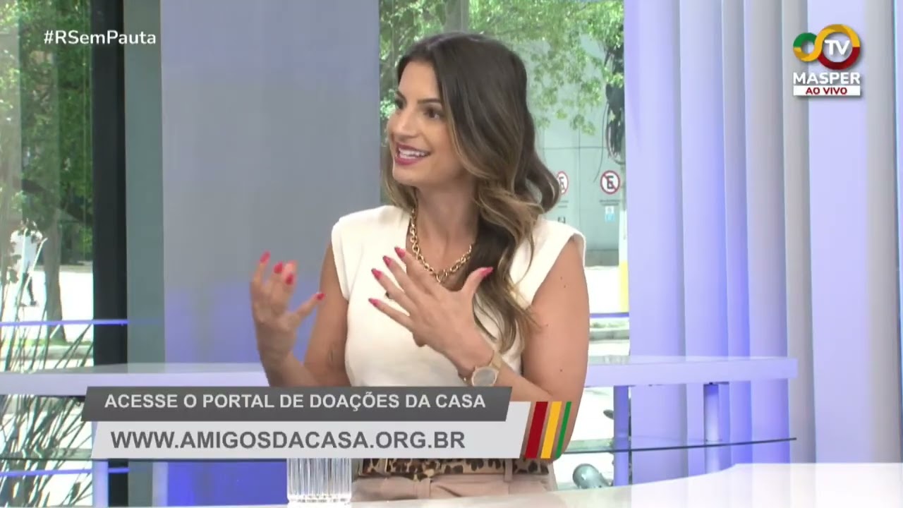 Entrevista para MasperTV sobre doação pelo Funcriança para a Casa
