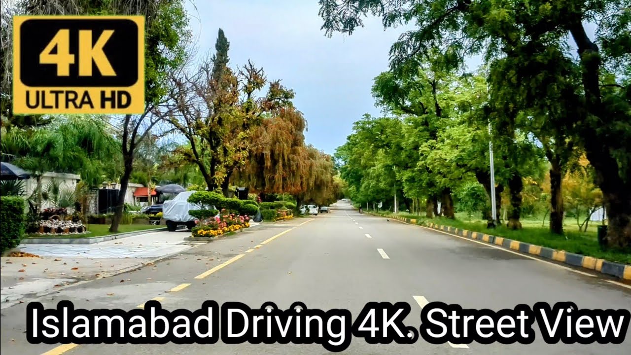 Islamabad Driving 4k Street View POV Drive HD Beautiful City Pakistan Capital City Rawalpindi