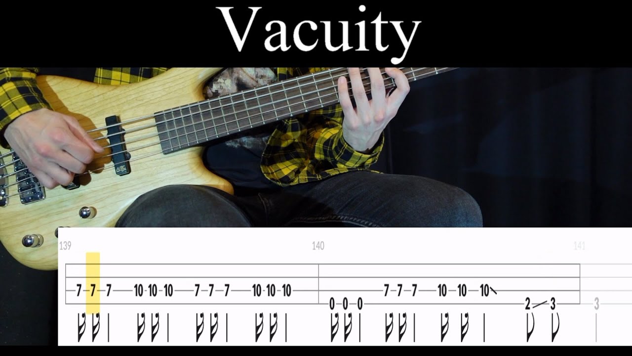 Vacuity (Gojira) - Bass Cover (With Tabs) by Leo Düzey