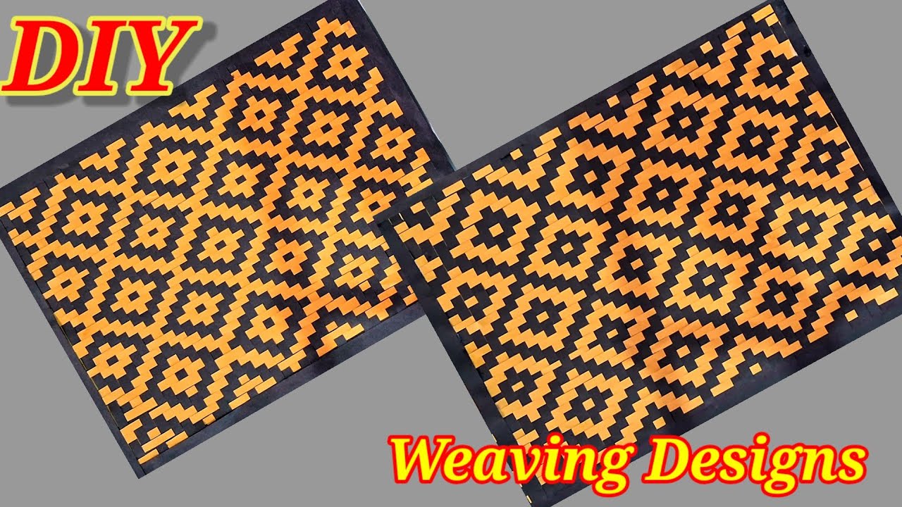 How to Weave Paper | Easy & Beautiful Paper Weaving Design Step by Step | DIY Craft Tutorial