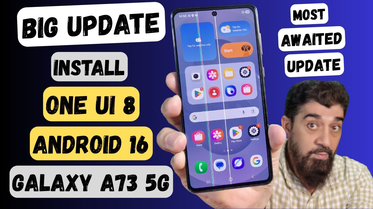 Как обновить Galaxy A73 5G до официального порта ONE UI 8 Android 16 #обновление #руководство #on...