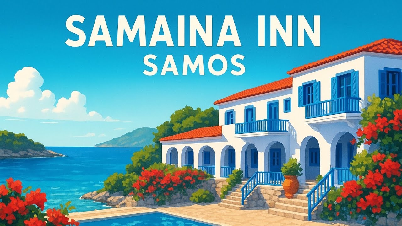 #39 🇬🇷 hotel SAMAINA INN ☀️ Samos, Grecja 🌴 sierpień
