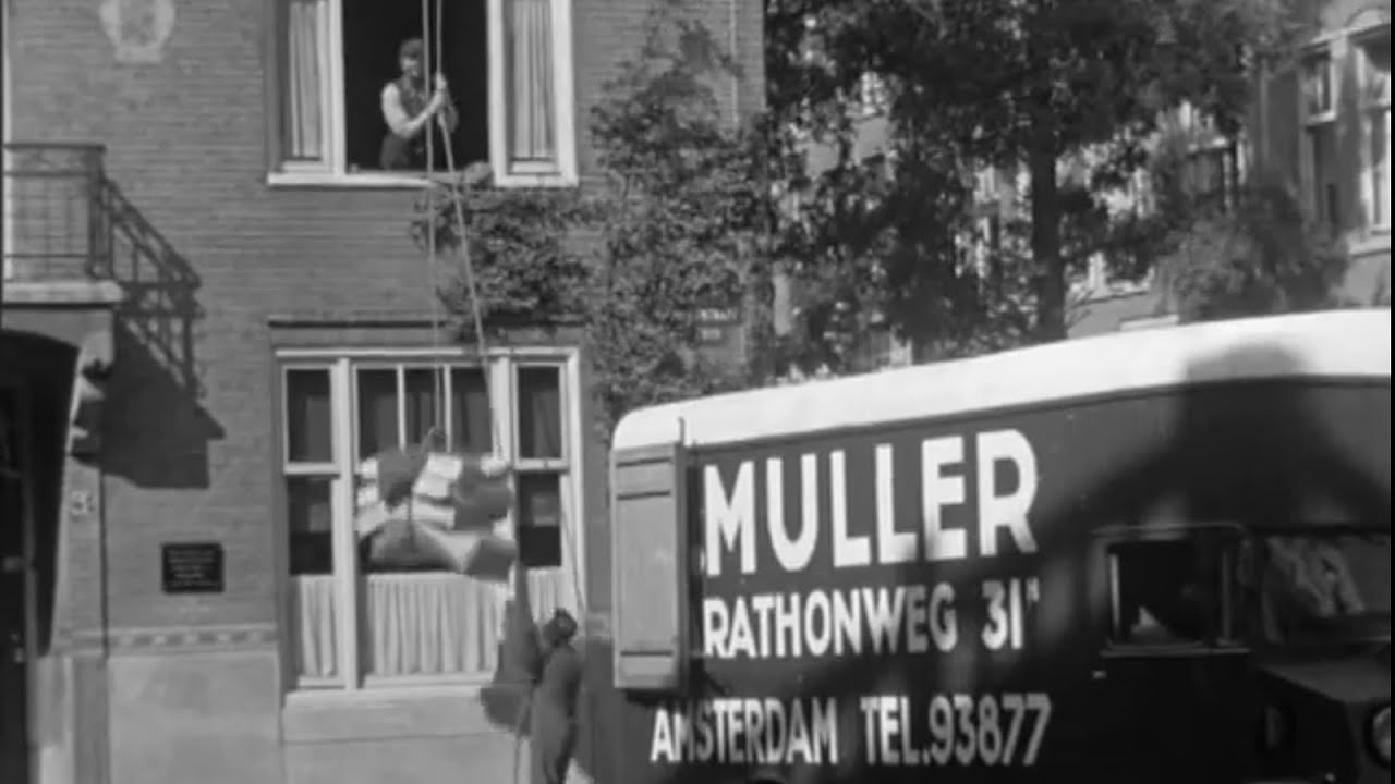 Moving house in Amsterdam in 1947