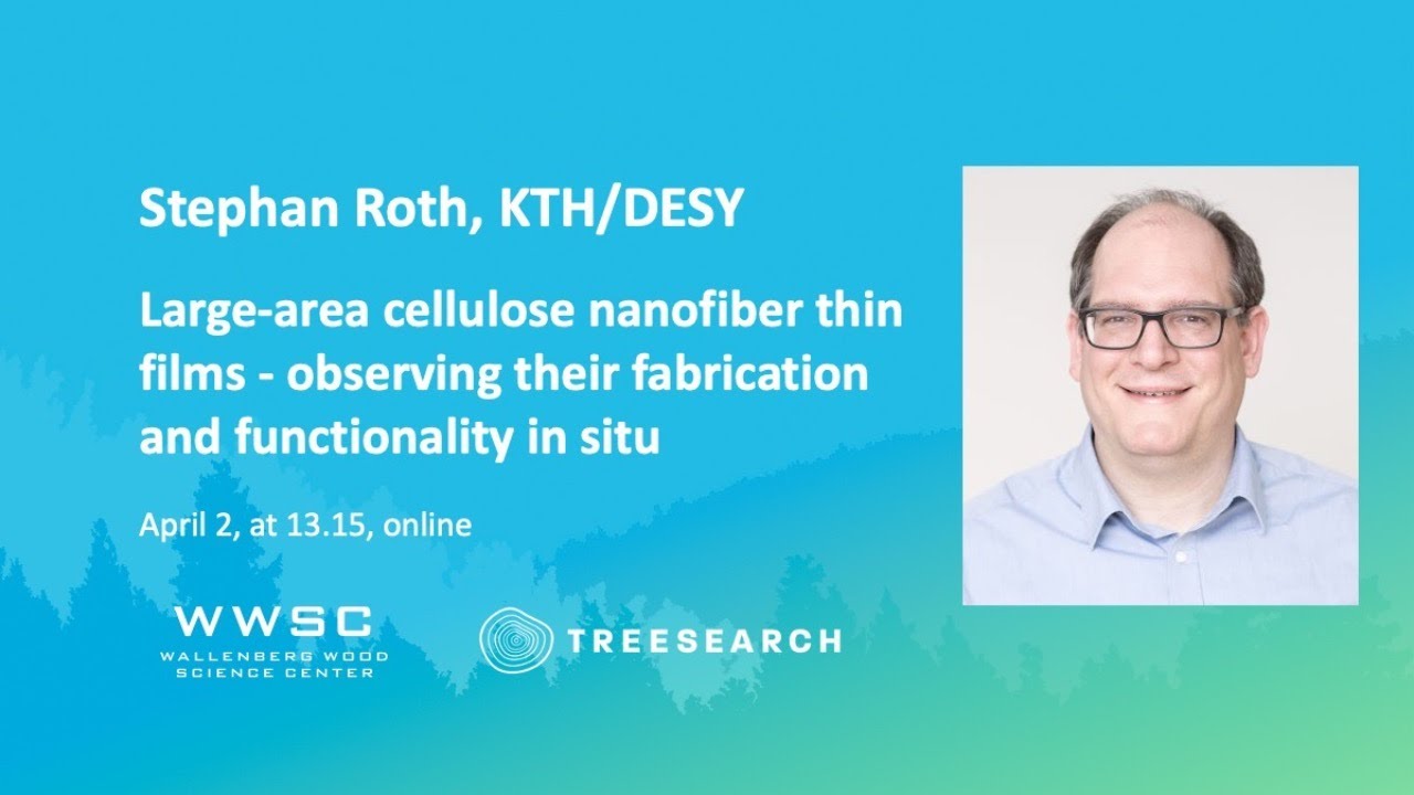 Stephan Roth, KTH/DESY – Large-area cellulose nanofiber thin films