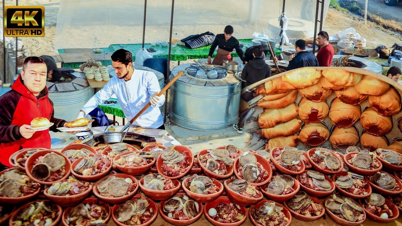 KOSA SOMSA famous in Asia | Thousands of different somsa | Uzbek street food