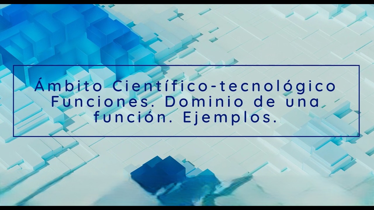 Funciones. Dominio de una función. Ejemplos