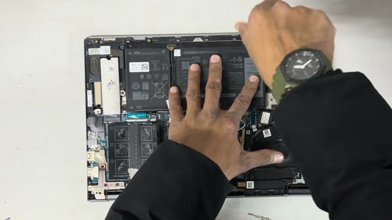 Dell Inspiron touchscreen laptop motherboard installation 