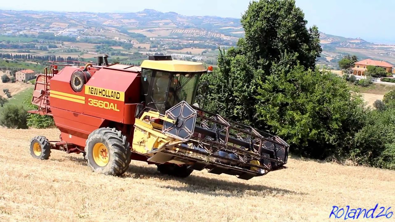 New Holland 3560 Al -Trebbiatura 2015- Az. Agr. Camaioni