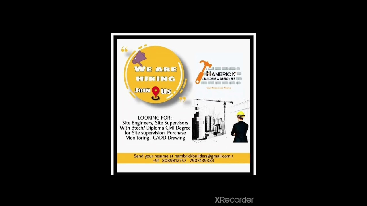 Civil Engineer Freshers Job Vacancies | Dip,B.tech Fresher Jobs For Civil | Autocad Jobs