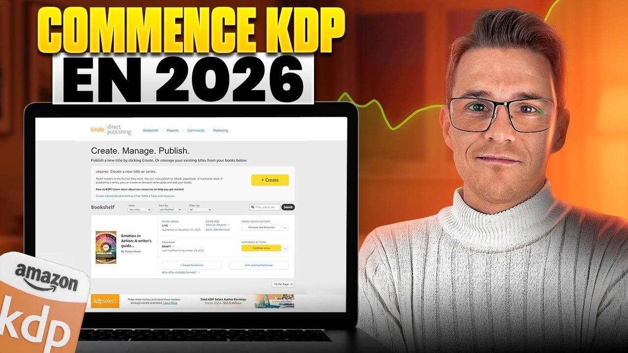 Amazon KDP en 2026 : la seule bonne façon de commencer !