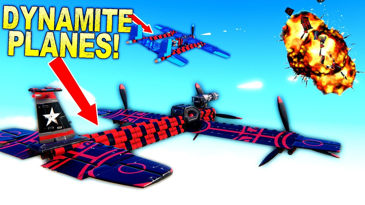 Dogfighting with Planes Made of DYNAMITE! [Trailmakers]