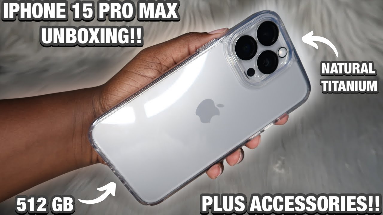 iPhone 15 Pro Max📱🩶 [ NATURAL TITANIUM ] 512gb Unboxing + Review!! 📦 | Worth The Upgrade!?✨
