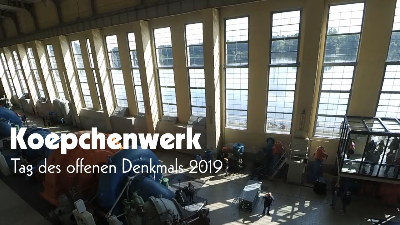 🚲 Fahrt von Hagen-Boele zum Koepchenwerk, geöffnete Maschinenhalle am Tag des offenen Denkmals 2019