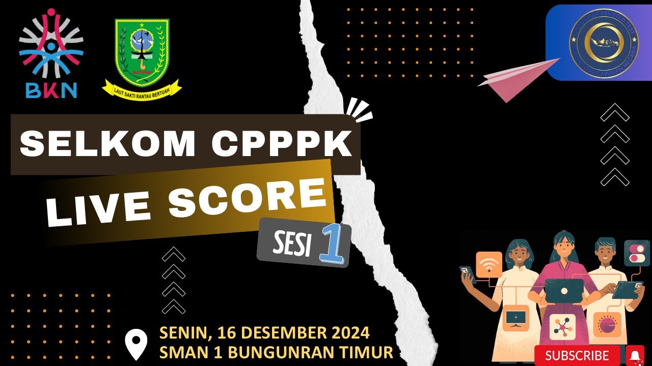 LIVE SCORE SELKOM CPPPK TILOK SMAN 1 BUNGURAN TIMUR  | NATUNA | SESI 1 | 16 DESEMBER 2024