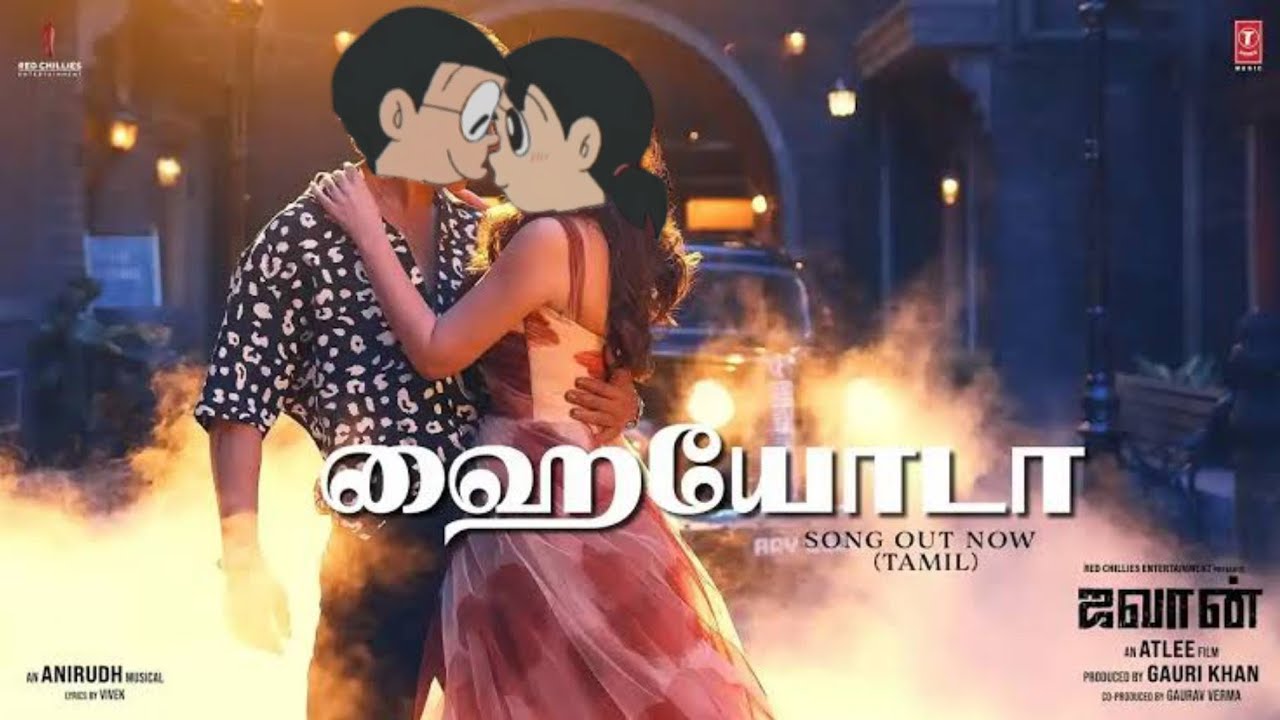 Jawan - Hayyoda Cartoon Version|SRK|Anirudh|Hello MR Toon 😀 Ft.Nobita& Sizhuka