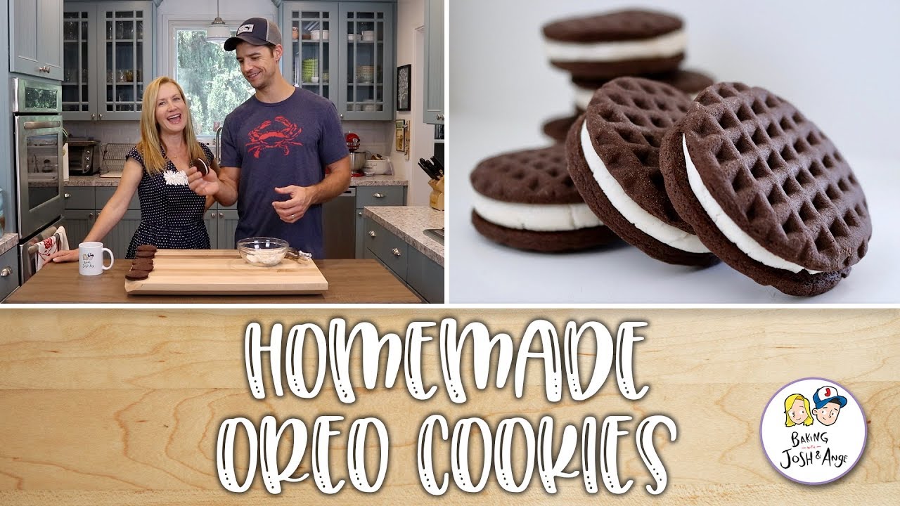 Homemade Oreo Cookies | Baking With Josh & Ange