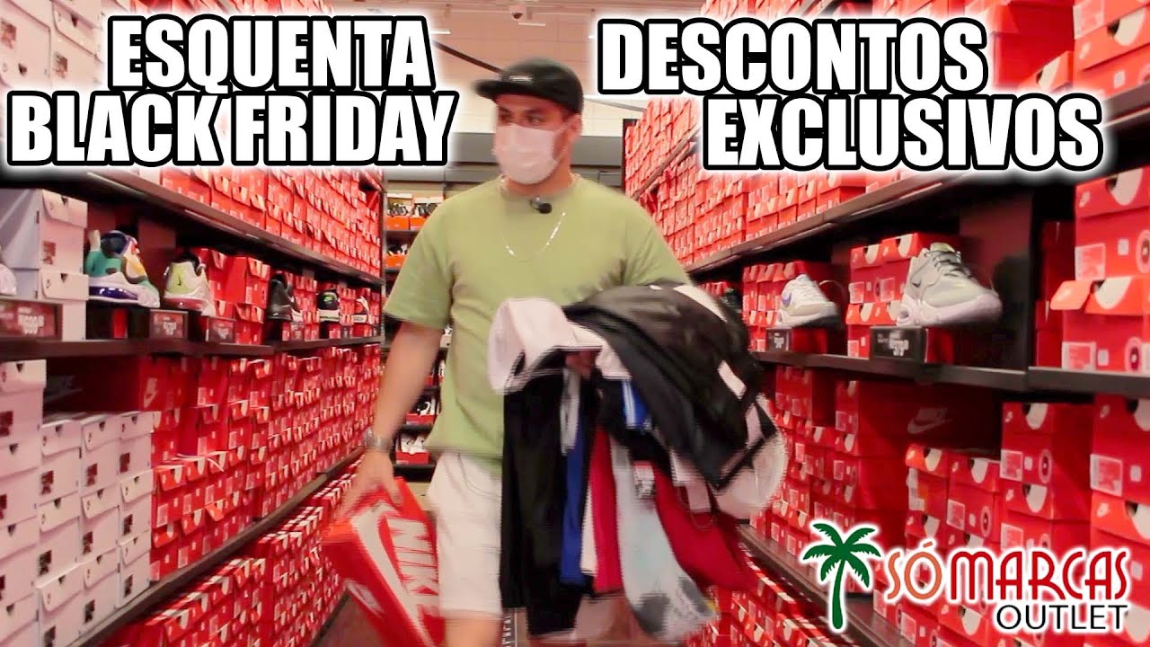 BLACK FRIDAY no OUTLET SÓ MARCAS com MUITO DESCONTO em TÊNIS | Nike, Adidas e Puma