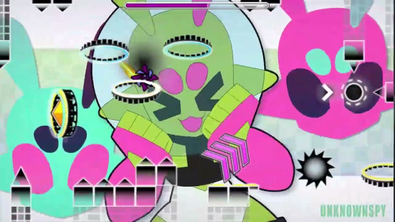 Pixel Pig || meme Geometry Dash ||