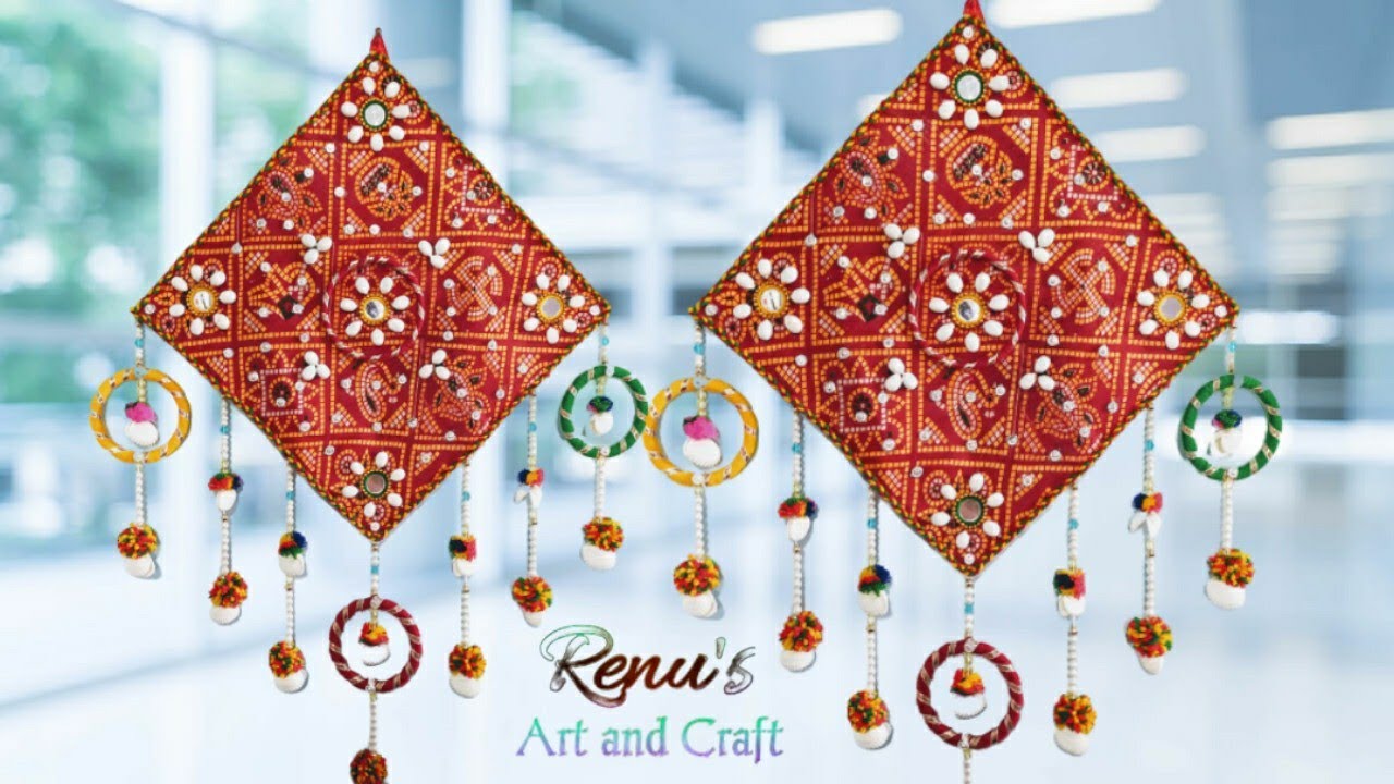 Rajasthani Gujarati wall hanging | Easy Traditional Craft design DIY | Diwali festival home decor |