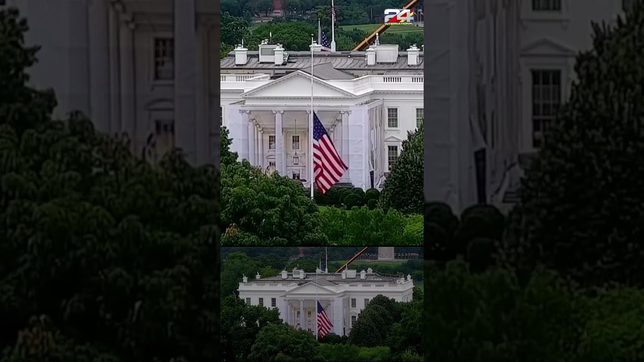 U.S. Flag At White House Lowered To Half-Staff After Senator Lindsey Graham's Death
